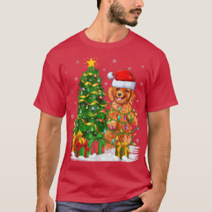 Camiseta Família Funny Xmas Tree Correspondente Papais noei