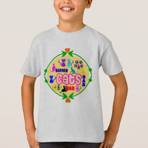 Camiseta 😻 🐾 ↷ Família Gato Bestial de Gato Gato Bestial