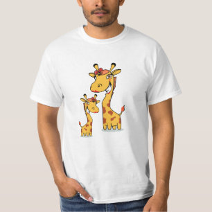 Camiseta família girafa