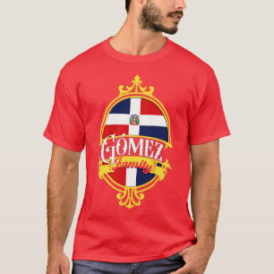 Camiseta Família Gomez Bandeira da República Dominicana