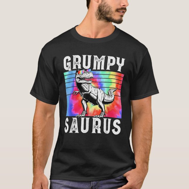 Camiseta Família Grumpysaurus Dinosaur Familiar Grumpy Melh (Frente)