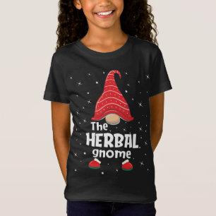 Camiseta Família Herbal Gnomo Correspondendo à doação engra