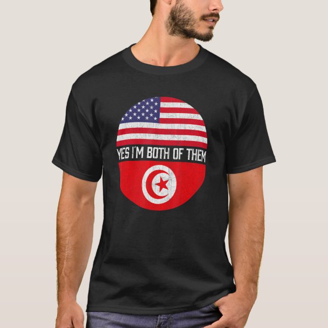 Camiseta Família Herita, Bandeira Dos Eua, Metade Americana (Frente)