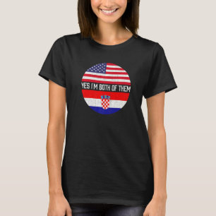 Camiseta Família Herita Metade Americana de Bandeiras Ameri