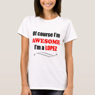 Camiseta Família impressionante de López