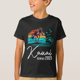 Camiseta Família Kauai Hawaii 2025 Summer Vacation Matching