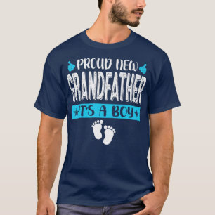 Camiseta Família legal Novo Avô Orgulhoso É Um Menino Gende