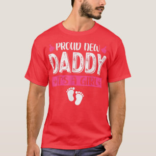 Camiseta Família legal Novo Pai Orgulhoso É uma Menina Sexo