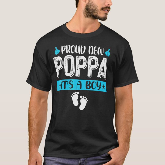 Camiseta Família legal Novo Poppa Orgulhoso É Uma Reve de G (Frente)