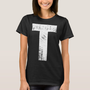 Camiseta Família Letter T Grupo de Chipmunk Correspondente
