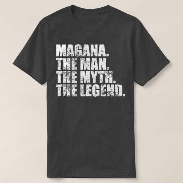 Camiseta Família MaganaMagana Nome Magana sobrenome Magana  (Frente do Design)