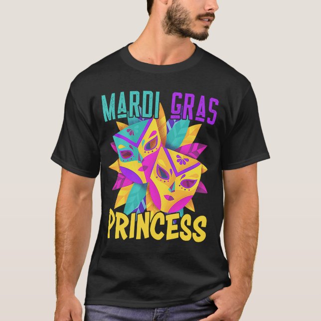 Camiseta Família Matando Mardi Gras Princesa Carnaval Costu (Frente)