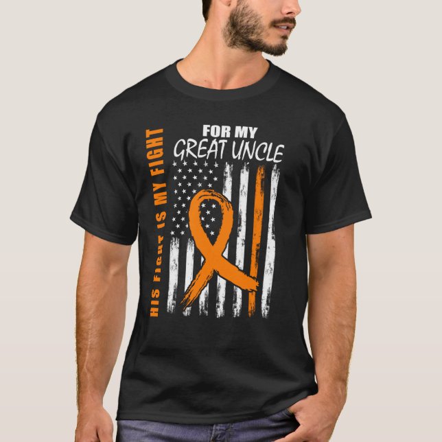 Camiseta Família MS Luta Excelente Tio Esclerose Múltipla (Frente)
