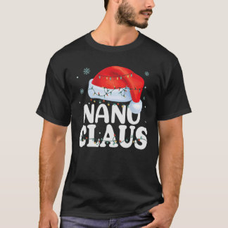 Camiseta Família Nanu Claus Xmas Correspondendo Engraçado V