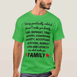 Camiseta Família Não É Sangue
