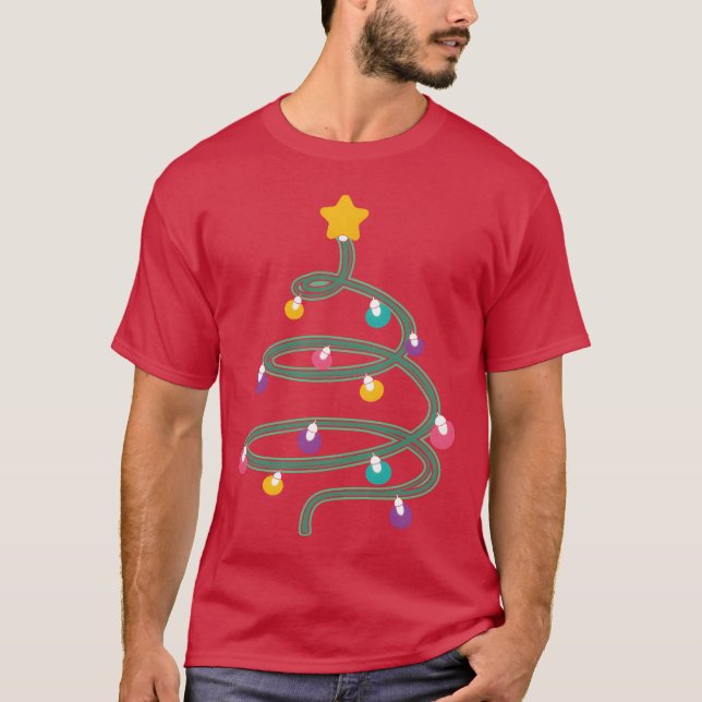 Camiseta Família Natal Light Christmasree (Frente)