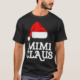 Camiseta Família Natal Mimi Claus Correspondendo Pajama Eng