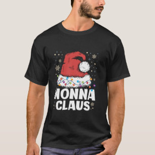 Camiseta Família Natal Nonna Claus Correspondendo Papais no