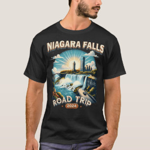 Camiseta Família Niagara Falls Road Trip 2024