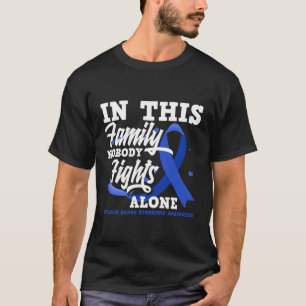 Camiseta Família Ninguém luta sozinho contra a síndrome de 