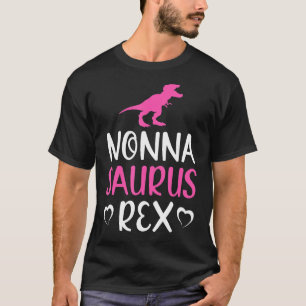 Camiseta Família Nonnasaurus Rex Dinosaur Nonna Saurus