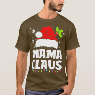Camiseta Família Pajama de Natal da Mãe Claus Matando o Nat
