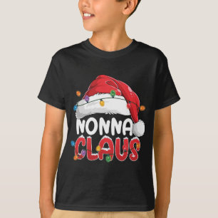 Camiseta Família Pajama Natal Nonna Claus Matando Xmas