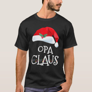 Camiseta Família Pajama Natal Opa Claus Matando Xmas