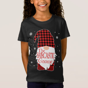 Camiseta Família Pajama Natal Presente Gnomo Sarcástico Buf