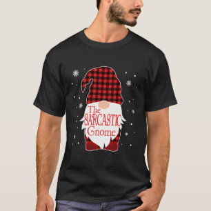 Camiseta Família Pajama Natal Presente Gnomo Sarcástico Buf