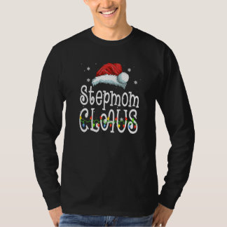 Camiseta Família Pajama Pajama de Natal Stepman Claus Matan