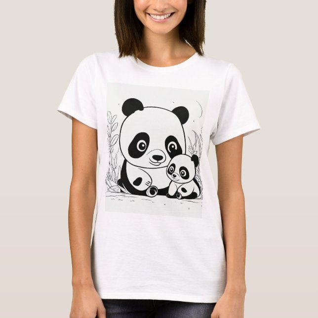 Camiseta Família Pandas (Frente)