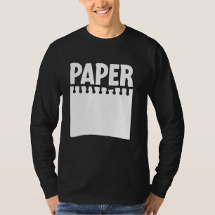 Camiseta Família Pedra Papel Tesoura Fantasia de Halloween