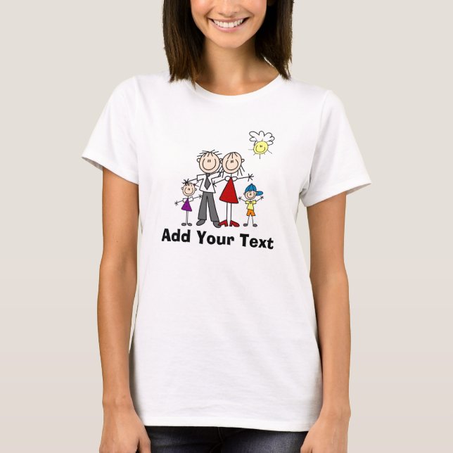 Camiseta Família Personalizada (Frente)