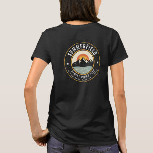 Camiseta Família Personalizada Ancorando Montanhas Sunset R