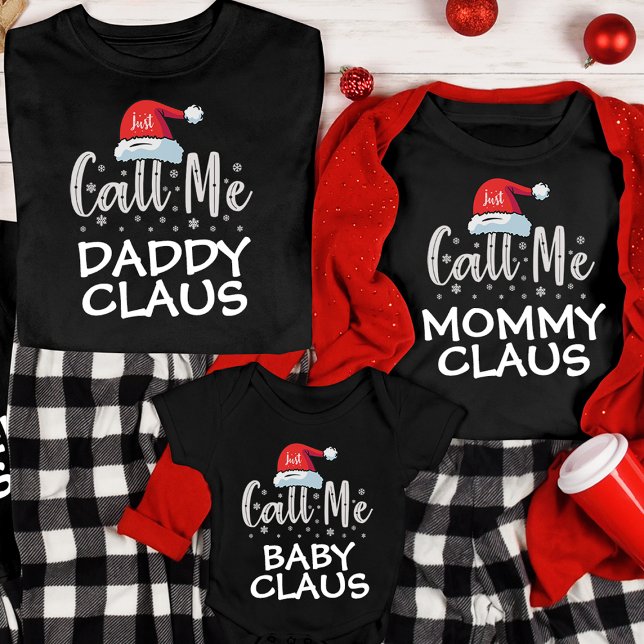 Camiseta Família Personalizada Engraçada Claus Christmas Pa (Criador carregado)