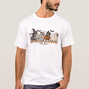 Camiseta Família Pit Boo Fantasma Engraçado Abóbora Fantasi