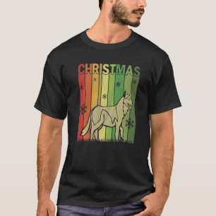 Camiseta Família Pj De Natal Combinando Cão Husky Siberiano