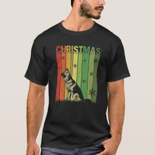 Camiseta Família Pj Natal Correspondente Cachorro Pastor Al