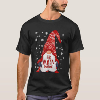 Camiseta Família Rainha Gnomo Engraçada Presente de Natal