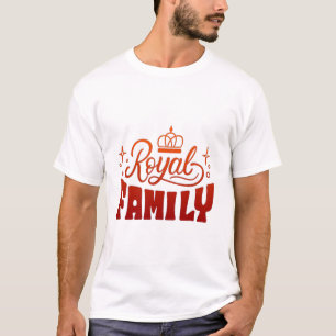 Camiseta família real
