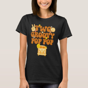 Camiseta Família Retro Groovy Pop Combinando Churrasco de B