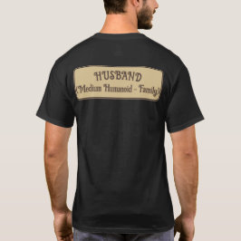 Camiseta Família RPG - Marido da Classe A - Estatísticas