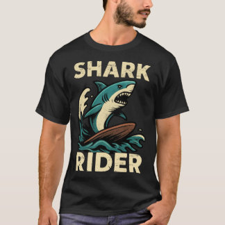 Camiseta Família Shark Rider Surfing Vibe