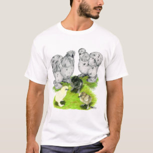 Camiseta Família Silkie Bantam Splash