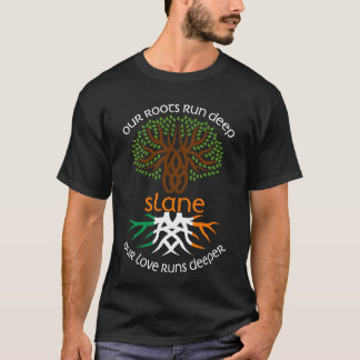 Camiseta Família SLANE Irlandesa Nome Nosso Amor É Mais Pro