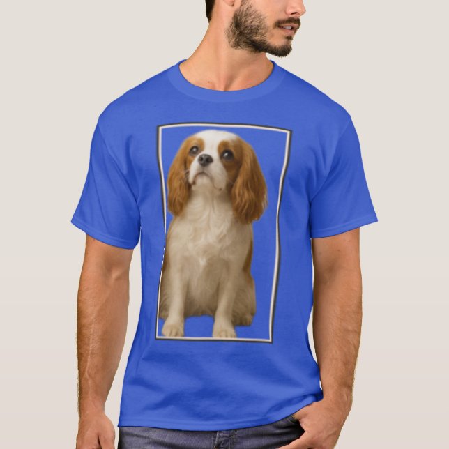 Camiseta Família Spaniel emoldurada (Frente)