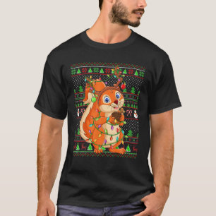 Camiseta Família Squirrel Lover Correspondente a Esquilo F