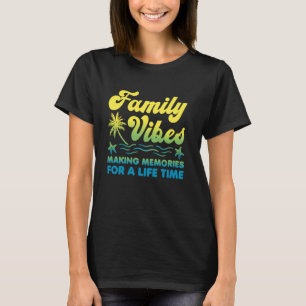Camiseta Família Summer Vibes Memórias do Fazer Reunião Fam