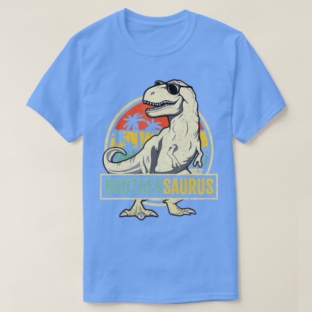 Camiseta Família Surus Irmanos T Rex Dinossaur (Frente do Design)